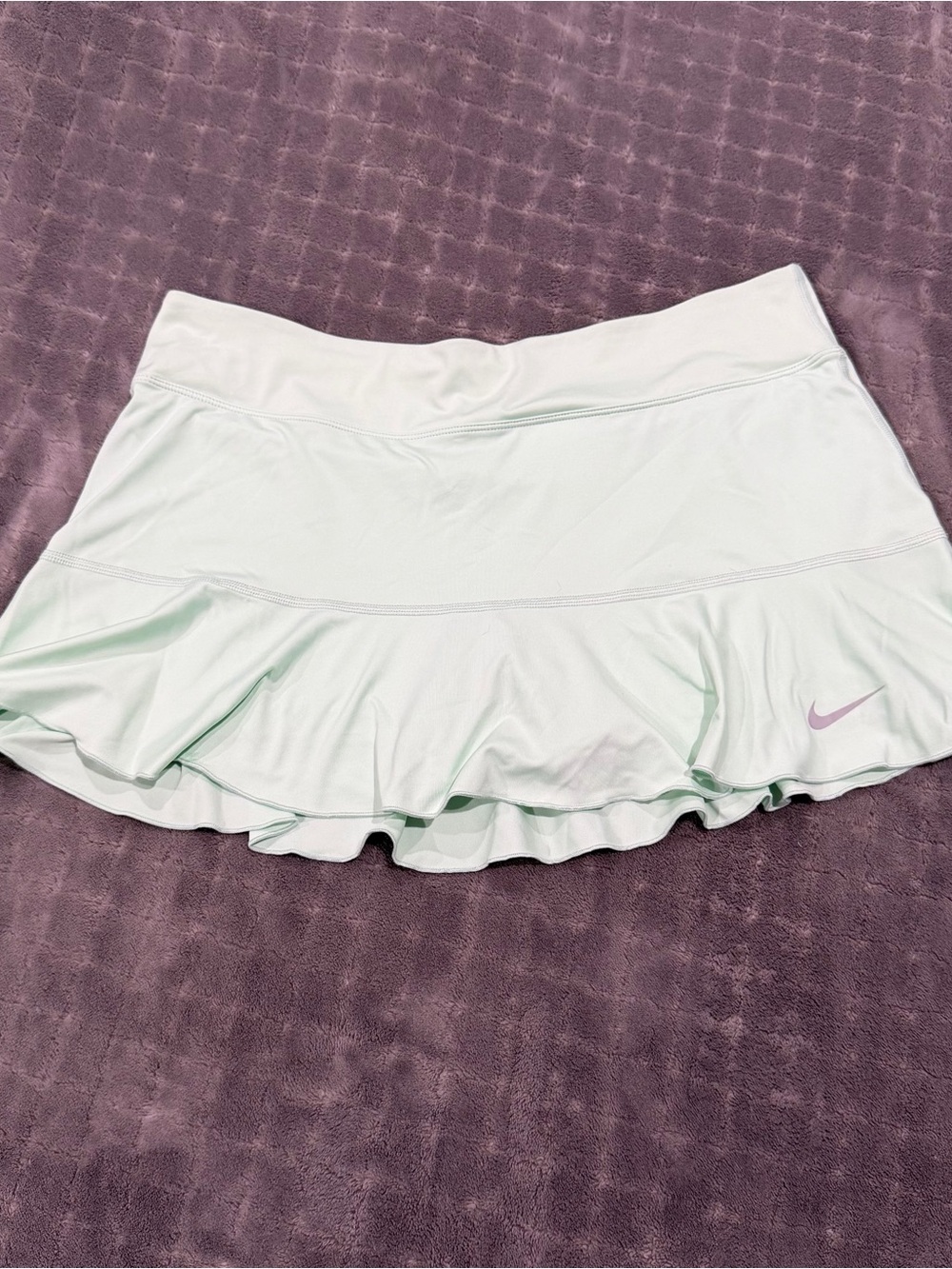Nike Light Mint Ruffled Skater Tennis Skirt